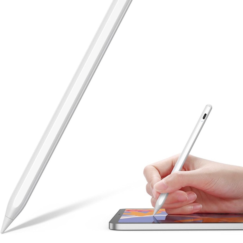 Stylus Pen for iPad 2018-2024 - with Palm Rejection, Magnetic, Tilt Sensitivity